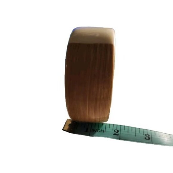 Bangle Bracelet Two-Tone plastic neutral minimalist office career womens jewelry - Picture 5 of 5